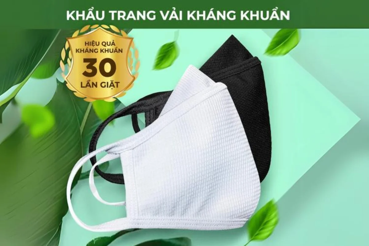 Khẩu trang vải kháng khuẩn y tế