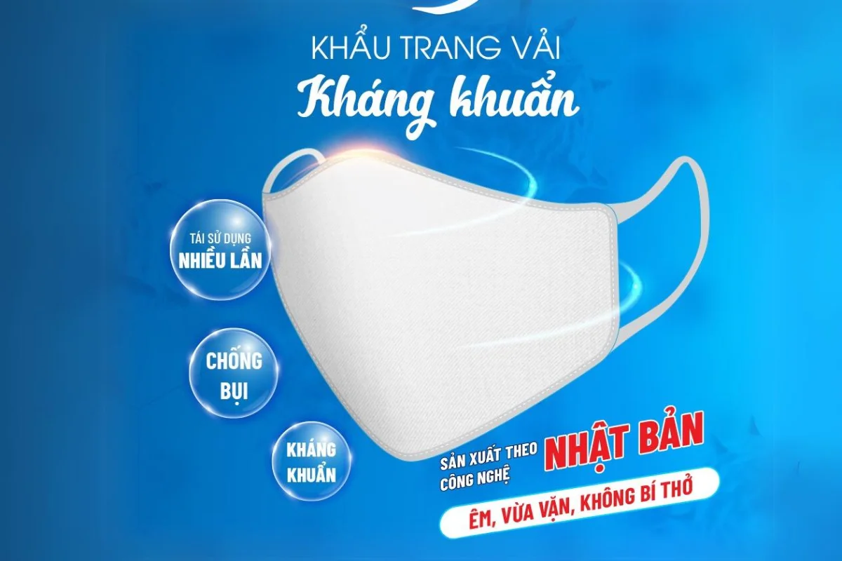 Lợi ích của khẩu trang vải kháng khuẩn y tế