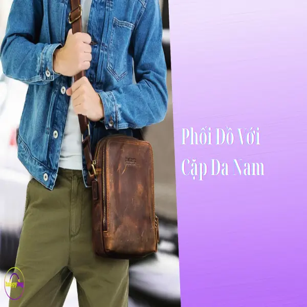 Phối đồ với cặp da nam – Bí quyết tôn phong cách lịch lãm cho quý ông hiện đại