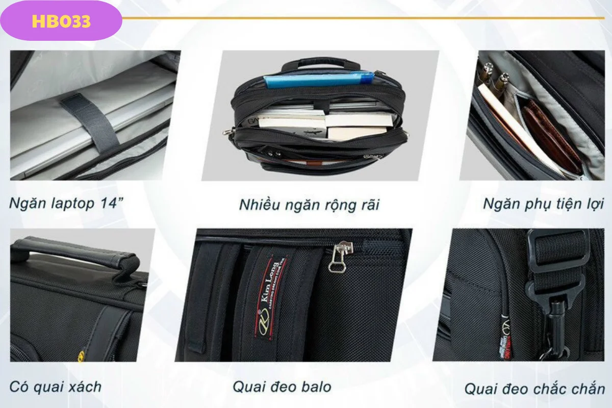 Cặp công sở laptop HB033